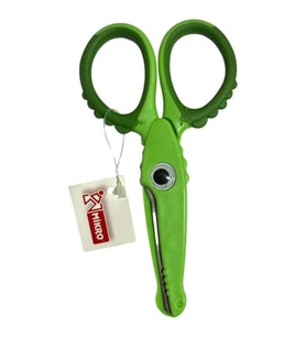 MİKRO KS170 RENKLİ TİMSAH FİGÜRLÜ KORUMALI OKUL MAKASI (TEKLİ)