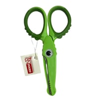 MİKRO KS170 RENKLİ TİMSAH FİGÜRLÜ KORUMALI OKUL MAKASI (TEKLİ)
