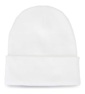 Neon Turuncu Basic Bere Unisex  Turuncu Bere Beyaz-Standart