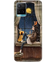 Vivo Y33s Kılıf Desenli Silikon Güzel Kılıf Ananas Camera Glass 1358