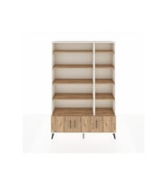 Arges Dolap 10 Raflı 3 Kapaklı 132x30x195 Aytaşı-Çam/Çam