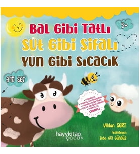 Bal Gibi Tatlı Süt Gibi Şifalı Yün Gibi Sıcacık, 3’lü Set