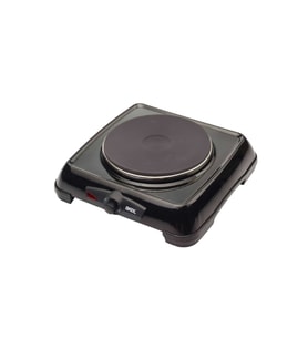 AP516 1500W Siyah Elektrikli Tekli Ocak, Termostat Ayarlı, Setüstü Orta Boy Plate