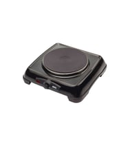 AP516 1500W Siyah Elektrikli Tekli Ocak, Termostat Ayarlı, Setüstü Orta Boy Plate