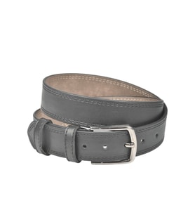 DeepSEA Erkek Siyah 4 cm Yanları Dikişli Suni Deri Spor Kemer 2402642