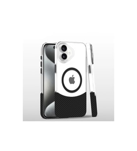 Joko Apple İphone 16 Plus Carbon Puzzle Magsafe Kapak - Siyah-2
