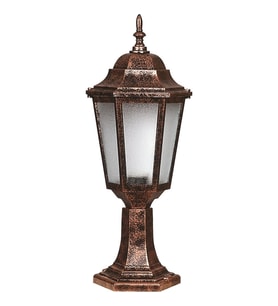 AVONNI BSU-68188-BKR-K Kahverengi Boyalı Dış Mekan Aydınlatma E27 ABS Polikarbon Cam 23cm