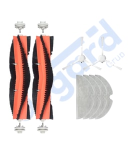 Dreame F9 - Z10 Pro Uyumlu 2 Ana Fırça 2 Yan Fırça 4 Mop PKT-iasgf0001087