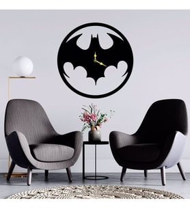 Batman Temalı Duvar  Saati