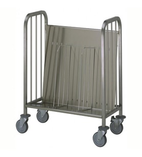 Electrolux Professional 1 Taraflı Tabak Arabası, 150 Tabaklık, Yükseklik=935 Mm PTR150H