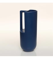 Vitale Handle Mavi Vazo Büyük 12*12*29 Cm AK.JL0042