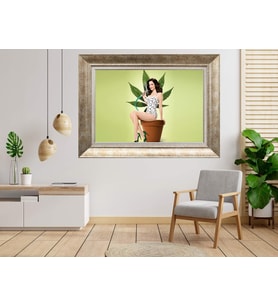 Gümüş Çerçeveli Tablo nb729