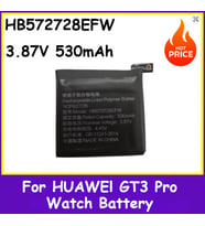HUAWEI GT3 Pro 46mm - GT4 46MM - WATCH ULTİMATE için Yeni Yedek Saat Pili  ODN-B19 3.87V 530mAh HB572728EFW