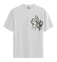 Faded Voices - %100 Pamuklu Erkek Beyaz Tişört - Premium Quality