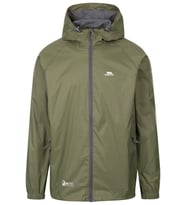 Trespass Qikpack Unisex Outdoor Yağmurluk Yeşil