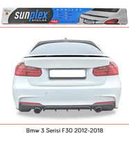 Bmw 3 serisi F30 Spoiler Piano Black 2012-2018 arası modellere uyumlu Sunplex