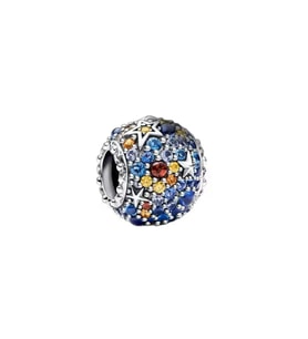 Fubena Taşlı Mavi Galaksi Charm