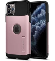Spigen iPhone 11 Pro ile Uyumlu Kılıf Slim Armor Rose
