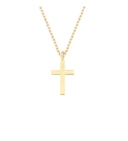 Altın Minik Sade Cross Kolye