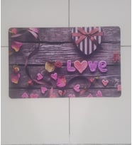 Dijital Baskılı Kapı Önü Paspas Love