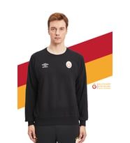 Galatasaray Orijinal Lisanslı Sıfır Yaka Siyah Sweat
