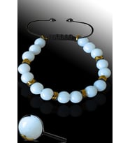 Sertifikalı Gold Hematitli Opal Taşı Bileklik - Ayarlamalı (Çok Renkli)