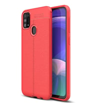 Northcity Samsung Galaxy M31 Uyumlu Kılıf Auto Focus Kapak - Kırmızı