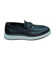 Rego 1774 Erkek Siyah (40-44) Deri Casual Ayakkabı