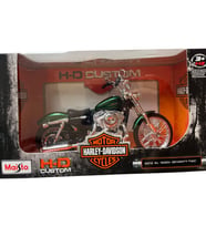 Harley Davidson Klasik Motorsiklet 1:12 Ölçekli 18 Cm Uzunluk (Çok Renkli)