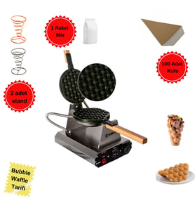 Bubble Waffle Makine Seti Eterna