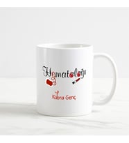 Hematolog Kupa Bardak (1. Tasarım) (Beyaz)