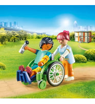 Playmobil City Life 70193 Tekerlekli Sandalyedeki Hasta (Karışık)