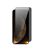 Apple iPhone 17 Uyumlu Zore Rika Premium Privacy Temperli Cam Ekran Koruyucu (Siyah)