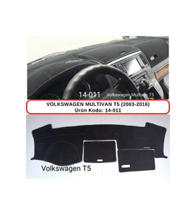 Volkswagen Multivan T5 (2003-2016) Torpido Koruması / Halısı / Örtüsü / Kılıfı