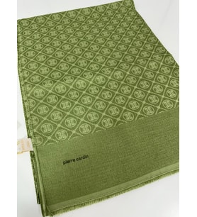 Elegans Monogram Şal-75 X 190-090700-952 Çimen Yeşili