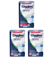Giggles Külotlu Yetişkin Hasta Bezi Medium 90 Adet