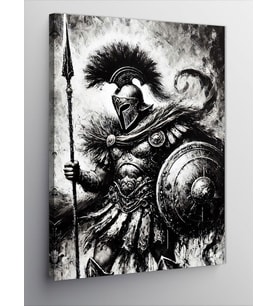 Kanvas Tablo Antik Yunan Savaşçısı
