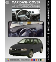 SEAT İBİZA (1998-2001) Torpido Örtüsü Panel Halı Koruma Tam Uyum Çatlamayı Önler Hızlı Montaj