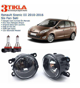 Renault Scenic III 2010-2015 Sis Farı Set  Oem:  8200074008