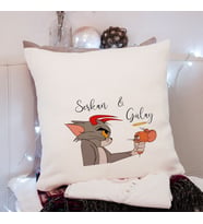 Tom & Jerry Tasarımlı Yastık Kişiye Özel