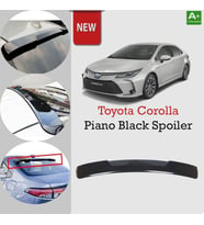 Toyota Corolla Cam Üstü Spoiler Piano Black 2019 Sonrası