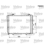 VALEO 732451 Motor Radyatoru A2025005103 A2025005203