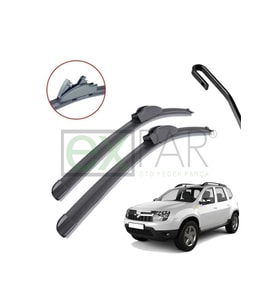 DACİA DUSTER ÖN CAM SİLECEK SÜPÜRGESİ TAKIMI 2010 - 2014 MODEL YILLARI