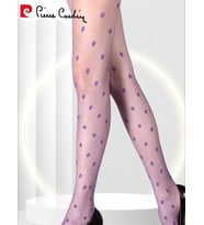 Pierre Cardin Paris Loi 15 Den Puantiyeli İnce Şık Külotlu Çorap -Eflatun/Pembe (Eflatun)