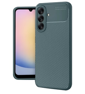 Galaxy A17 5G Auto Focus Karbon Kapak - Koyu Yeşil
