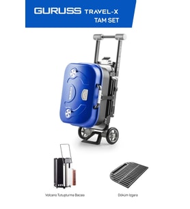Travel-x Taşınabilir Mangal Tam Set Gece Mavisi