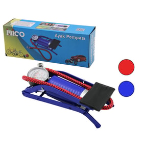 YAYAT MODELİNCE PİSTONLU AYAK POMPASI OTO-ARAÇ - BİSİKLET-MOTOR LASTİK - TOP - ŞİŞME HAVUZ-YATAK (5680)