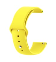 Microsonic Samsung Galaxy Watch 4 Classic 46mm Silicone Sport Band Sarı