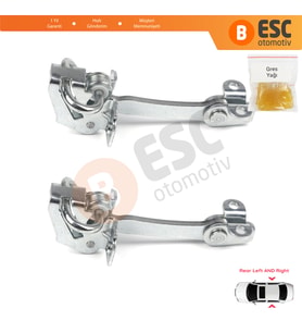 Fiat Siena Palio 178 1996-2016 Albea Strada MK1 278 46845412 İçin 2 EA Arka Sağ Sol Kapı Gergi Yayı