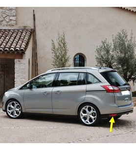 Ford Grand C-Max Cmax 2011-2014 Arka Tampon Sol Reflektörü Sis Farı